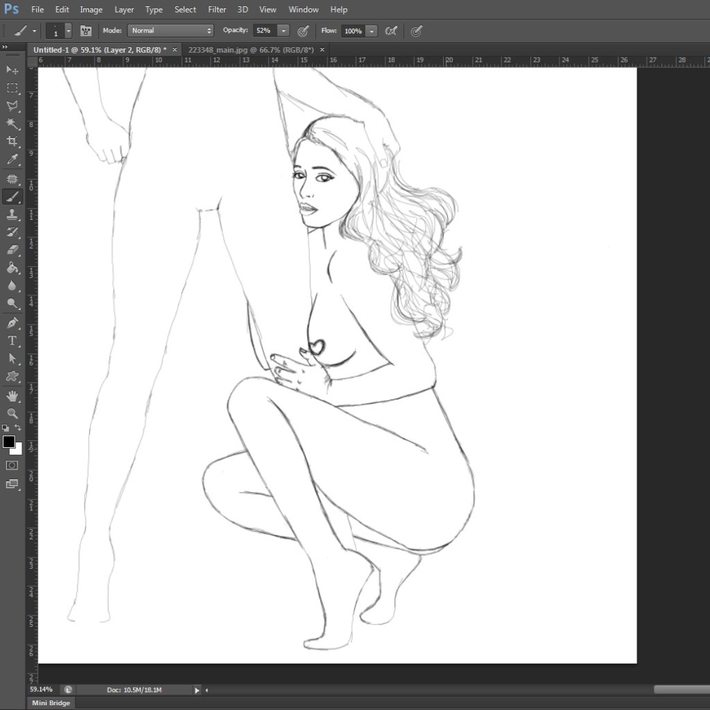 Art in Process - Fashion Illustration by Mairanny Batista
