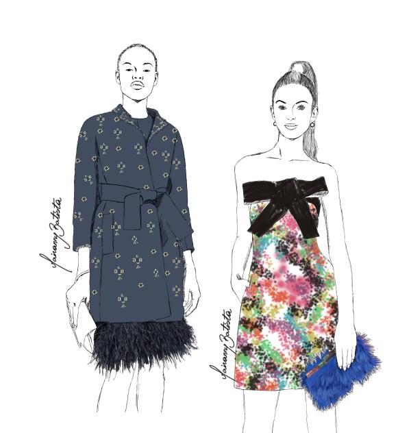 #MBFW Kate Spade Fall/Winter 2014 | Fashion Illustration repost by Mairanny Batista