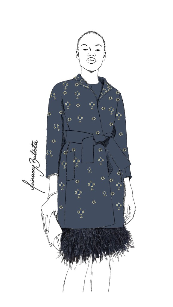 #MBFW Kate Spade Fall/Winter 2014 | Fashion Illustration repost by Mairanny Batista
