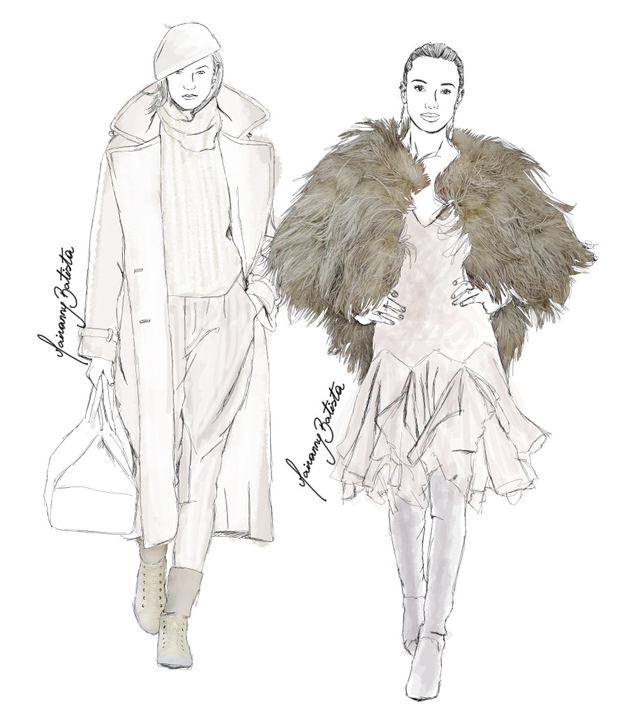 MBFW Ralph Lauren Fall/Winter 14||  Fashion illustration repost by Mairanny Batista
