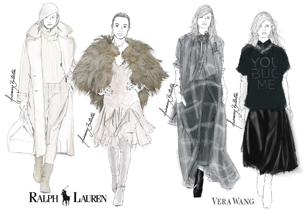 Mercedes-Benz New York Fashion Week – Fashion Illustration repost Ralph Laure and Vera&nbsp;Wang
