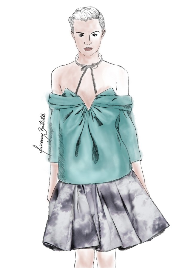 #MBFW Zimmermann Fall 2014| Fashion Illustration Report by Mairanny Batista