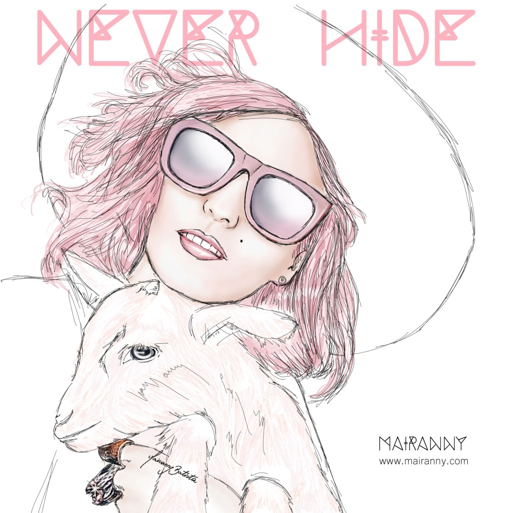 Fashion Illustration by Mairanny Batista  Inspired by #RayBan #NeverHide with @akitching  