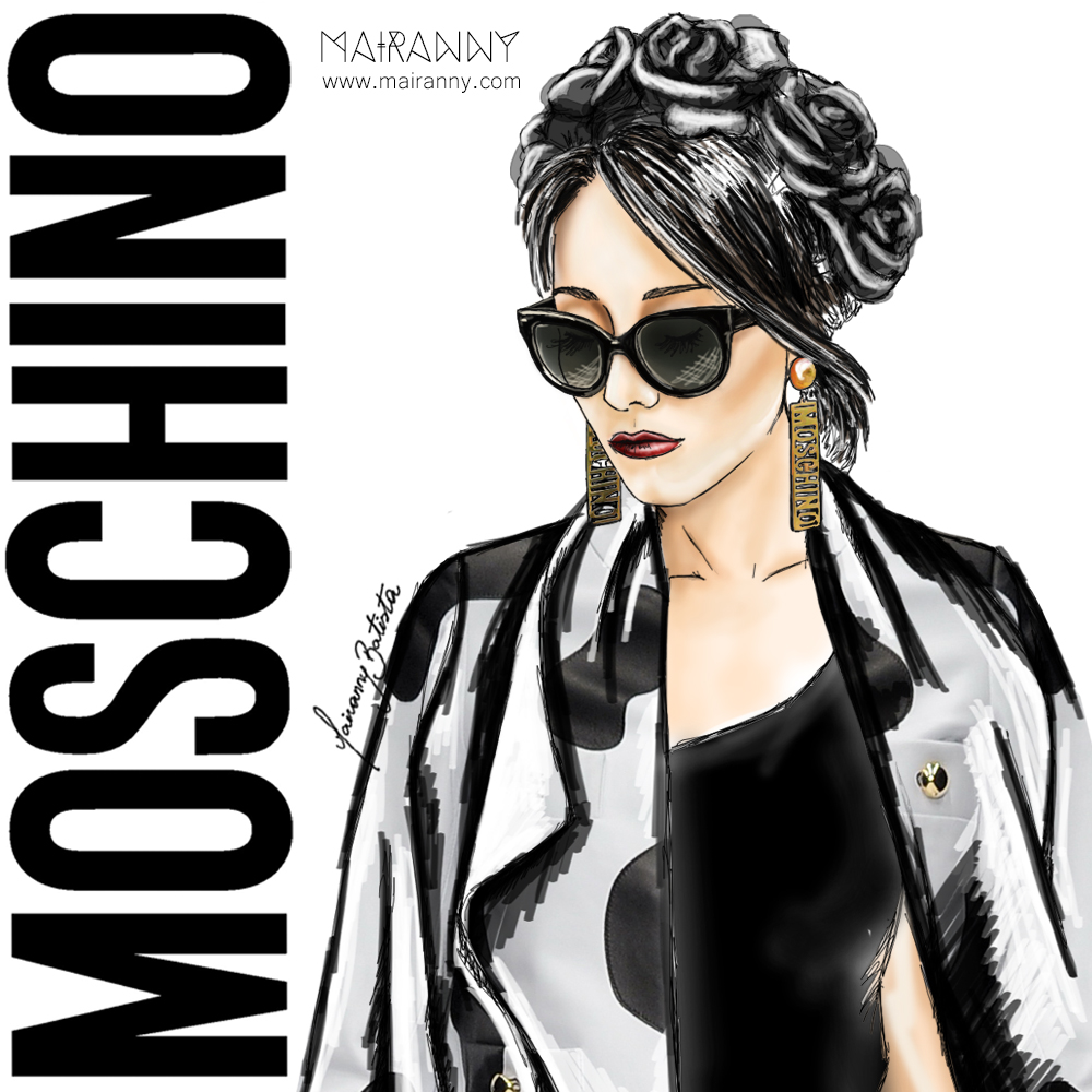 Black and White&nbsp;MOSCHINO