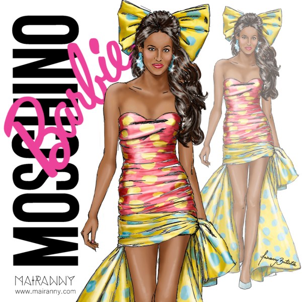 Moschino Spring 2015 RTW – Runway Fashion Illustration by Mairanny