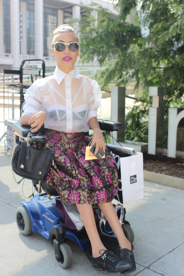 NYFW - Jilian Mercado @Jilly_peppa Photo by Mairanny