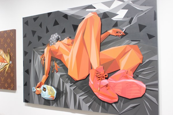 Lawrence "Naturel" Atoigue at Inner State Gallery  Photo by Mairanny Batista