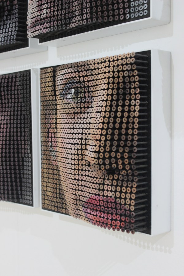 Andrew Myers at the Gallery LCFA ||SCOPE Miami Fair Photo by Mairanny