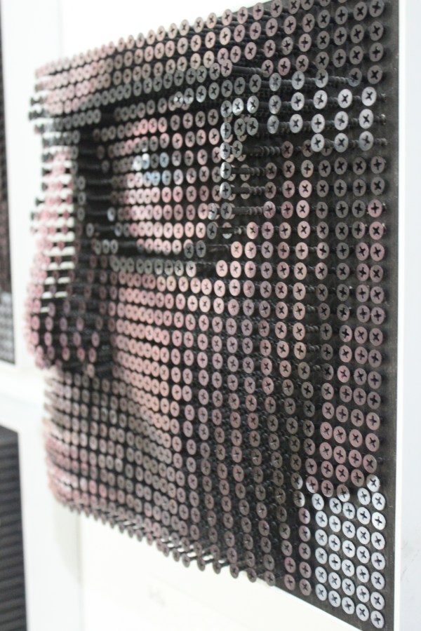 Andrew Myers at the Gallery LCFA ||SCOPE Miami Fair Photo by Mairanny