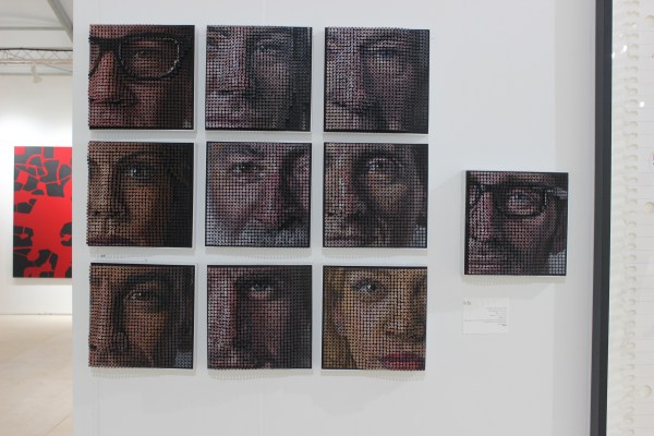 Andrew Myers at the Gallery LCFA ||SCOPE Miami Fair Photo by Mairanny