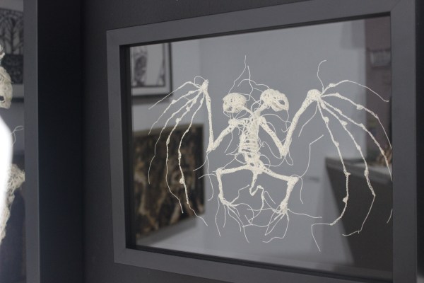 Caitlin T. McCormark at the Gallery booth Paradigm Gallery + Studio Photo by Mairanny Batista