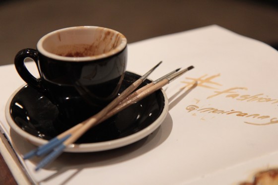 Photo by David Perez Fashion Coffee Art by Mairanny Batista