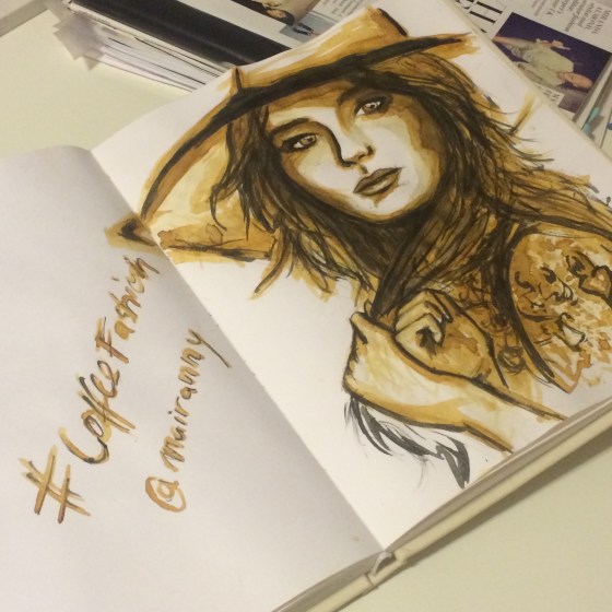 Photo by David Perez Fashion Coffee Art by Mairanny Batista at El Rey NYC