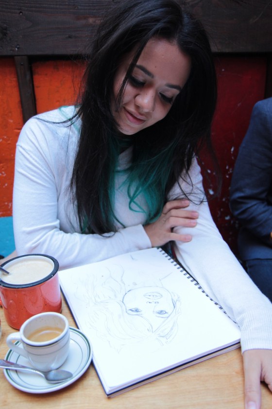 #CoffeeFashion art by Mairanny Batista Photo by David Perez