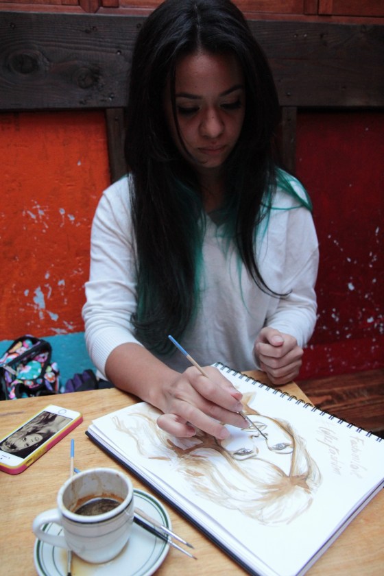 #CoffeeFashion art by Mairanny Batista Photo by David Perez