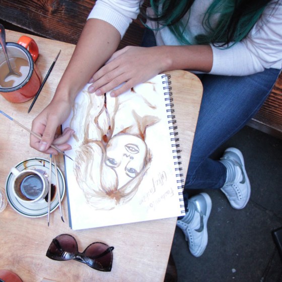 #CoffeeFashion art by Mairanny Batista Photo by David Perez