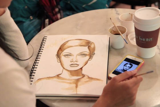 #CoffeeFashion art by Mairanny Batista Photo by David Perez