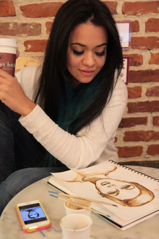 #CoffeeFashion art by Mairanny Batista Photo by David Perez