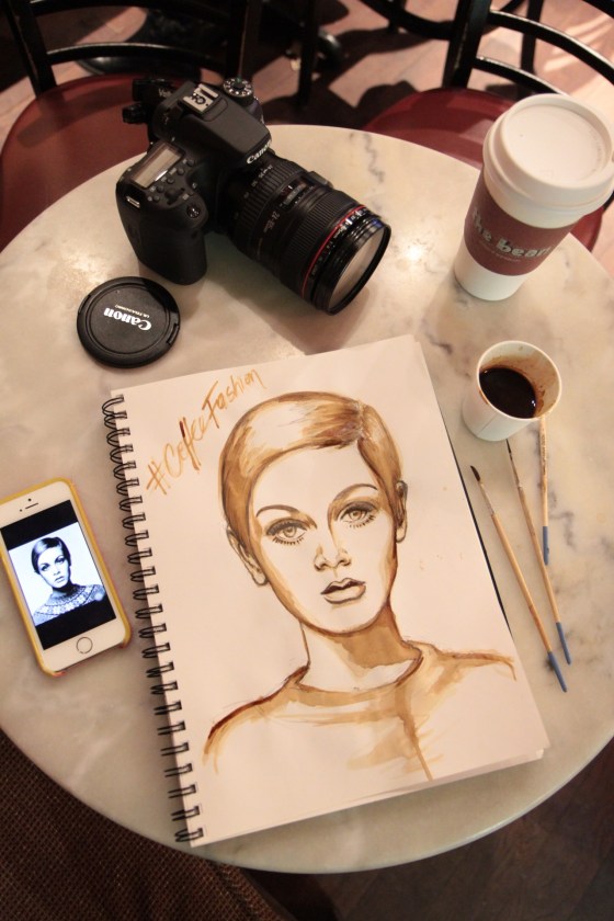 #CoffeeFashion art by Mairanny Batista Photo by David Perez