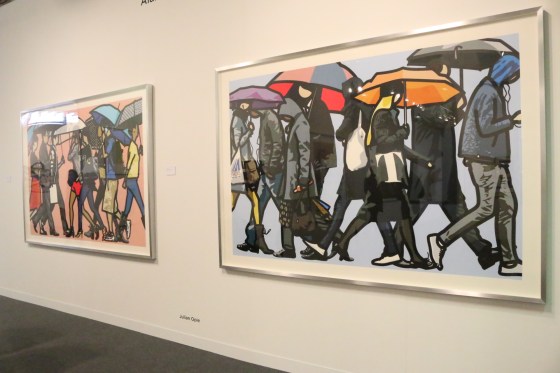 Julian Opie at Alan Crisle Gallery