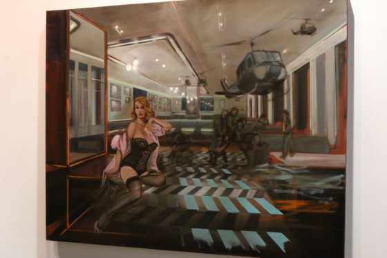 Art by Olivier Masmonteil at Galerie Dukan | Volta NY 2015 photo by Mairanny Batista