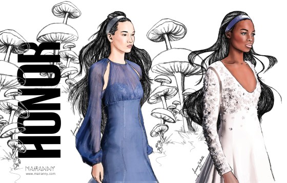 Honor Fall 2015 Fashion Illustration by Mairanny Batista