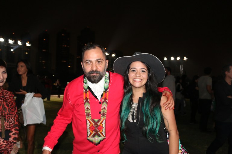 The creative director of Cavalera  Alberto Hiar with me (Mairanny) photo by Susane Roma