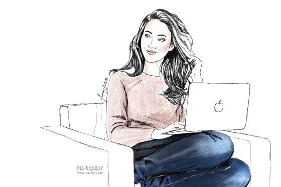 Tamara Kalinic Fashion Illustration by Mairanny