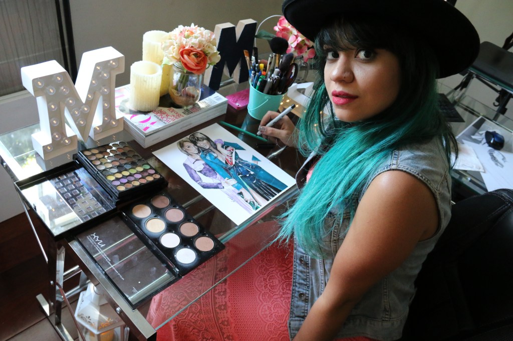 Fashion Illustration of Naomi Campbell and Jourdan Dunn – Burberry&nbsp;Campaign