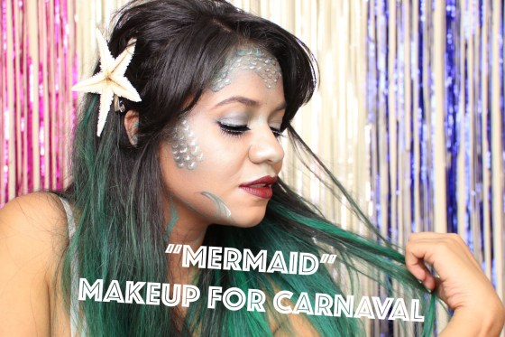 Tutorial de Maquiagem de Sereia para o Carnaval by Mairanny