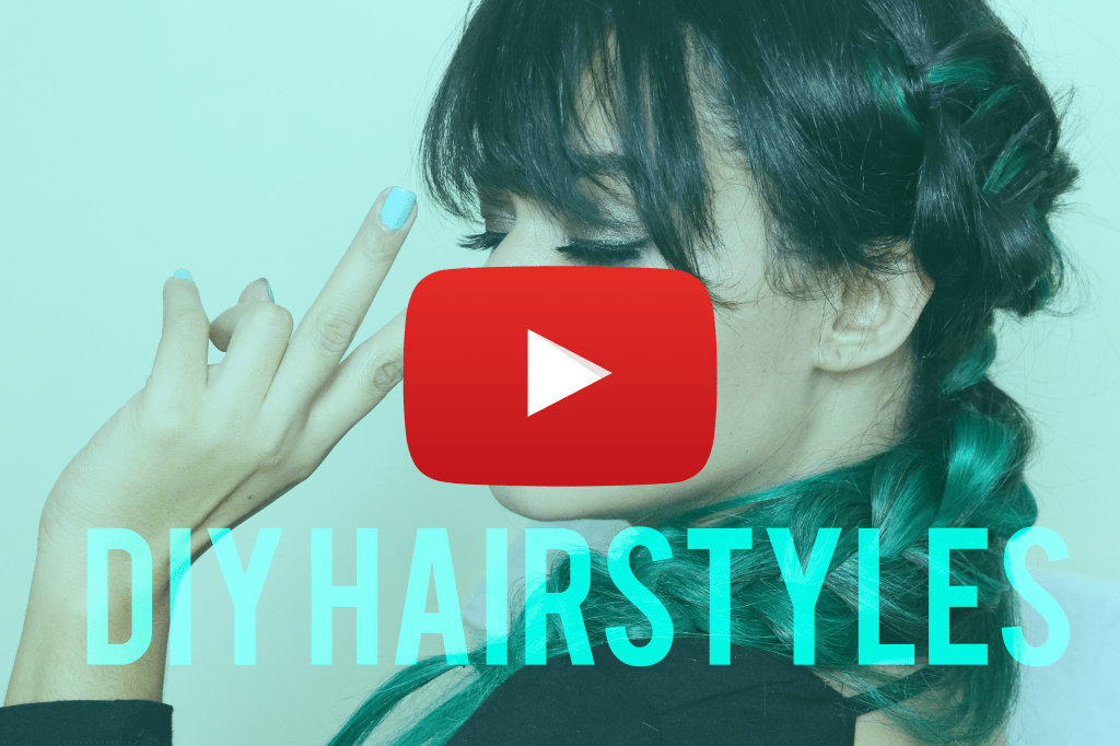 #YouTubeVideo + Photos of My DIY Hairstyles&nbsp;Ideas
